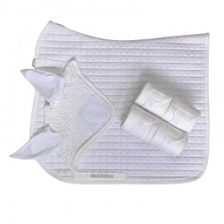 JUEGO DE MANTILLA DE DOMA + OREJERAS + VENDAS 2