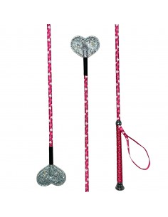 fusta de salto rosa niño con terminación corazón