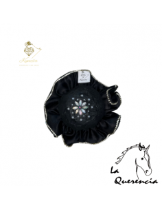 Scrunchie + red de pelo Kunzita negro