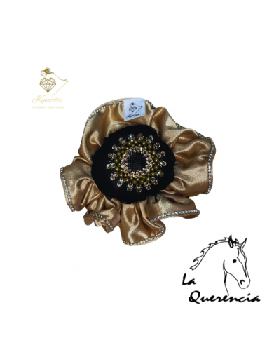 copy of Scrunchie + red de pelo Kunzita negro