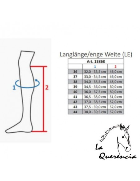 Bota hkm zavira - Estrecha y alta  (LT)