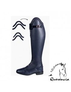 Bota hkm trinity - Ancha y alta  azul