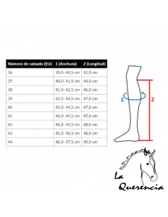 Bota hkm trinity - Extra ancha , alto estandar  azul 2