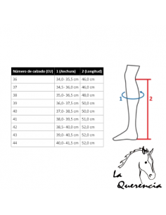 Bota hkm lynette - Ancho estandar,  alta 2