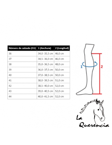 Bota hkm lynette - Ancho estandar,  alta