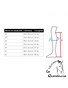 Bota hkm beatrice - Altura media / ancho estandar 2