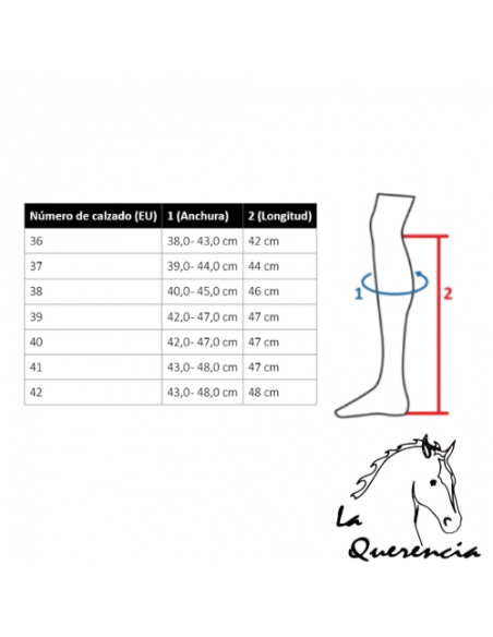 Bota hkm beatrice - Altura normal / extra ancho