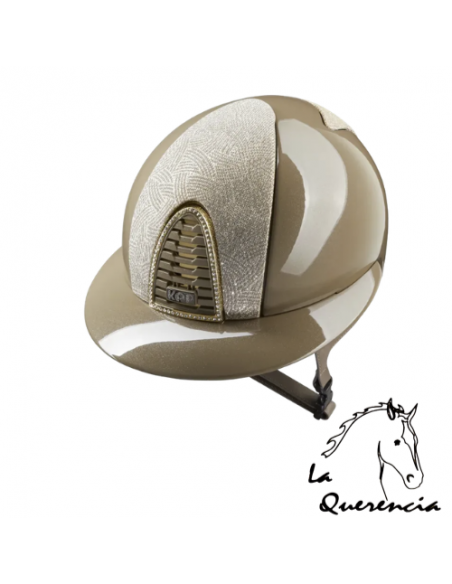 CASCO KEP NEW GALASSIA GOLD CON CRISTALES DE SWAROVSKI- VISERA POLO
