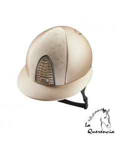 CASCO KEP - TEXTIL  METAL- CON SWAROVSKI