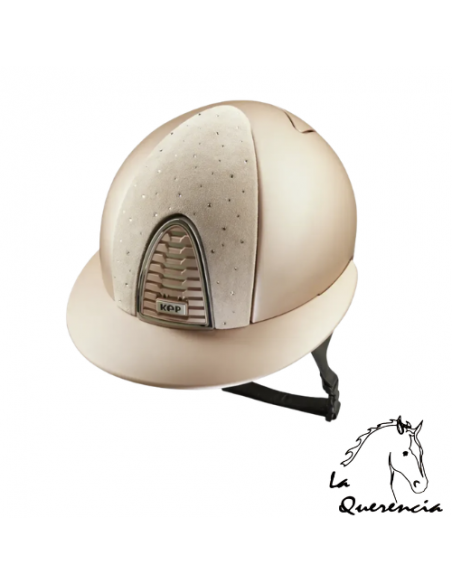 CASCO KEP - TEXTIL  METAL- CON SWAROVSKI