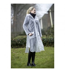 Capa impermeable, transparente