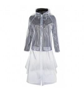 Capa impermeable, transparente