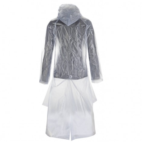 Capa impermeable, transparente