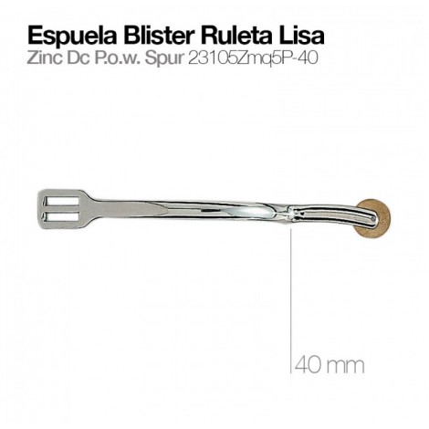 ESPUELA BLISTER RULETA LISA 23105ZMQ5P-40