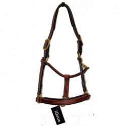 Cabezada cuadra iQuus cuero engrasado