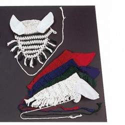 CUBRE OREJAS ALGODON MOSQUERO PARA CUADRA  AZUL