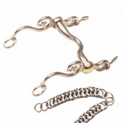 BOCADO ALTA ESCUELA INOX. CON CADENILLA