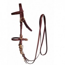 CABEZADA MARJOMAN PORTUGUESA LISA CON HEBILLAS DE...