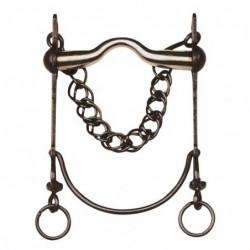 BOCADO VAQUERO EMBOCADURA INOX. SUAVE BARRA CURVA