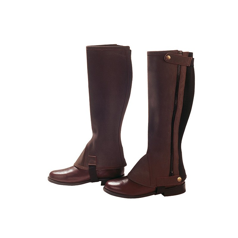 POLAINA CREMALLERA-ELASTICA L MARRON