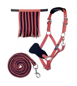 Cabezada, ramal con mosquetón & mosquero