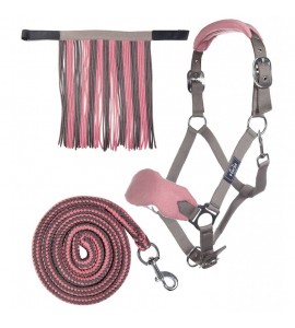 Cabezada, ramal con mosquetón & mosquero