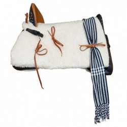 SILLA VAQUERA REPUJADA ECONÓMICA