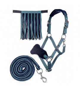 Cabezada, ramal con mosquetón & mosquero