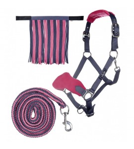 Cabezada, ramal con mosquetón & mosquero