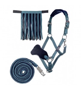 Cabezada, ramal con mosquetón de seguridad & mosquero